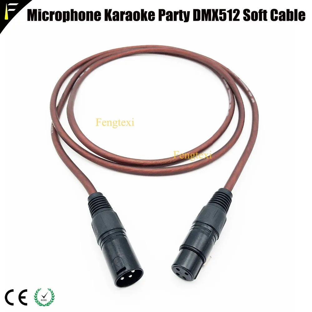 Луч света LED Par Can мягкий 3pinXLR DMX 512 сигнальный кабель удлинитель CANNON Мужской и