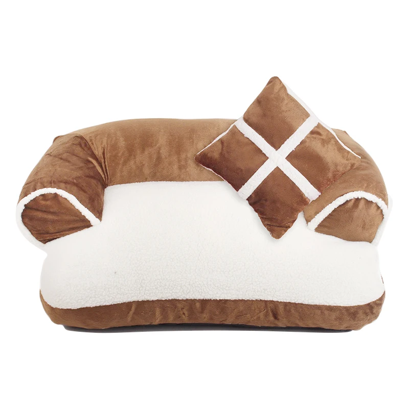 Pet Dog Bed Warming House Soft Material PP Cotton Baskets Fall and Winter Warm Kennel For Cat Puppy Drop shipping PD027 | Дом и сад
