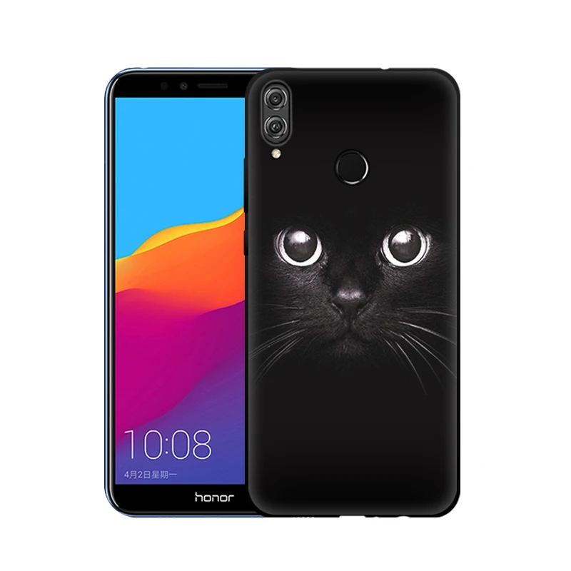 Чехол EiiMoo для Huawei Honor 8X силиконовый мягкий чехол с мультипликационным принтом 8 X