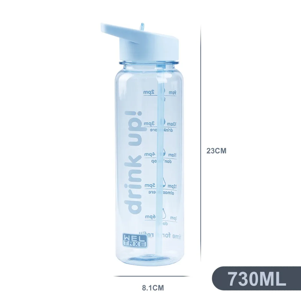 Высокое качество Tritan 730 мл Спортивная бутылка для воды портативные спортивные бутылки новые чайники для воды измерение питьевой воды моя бутылка