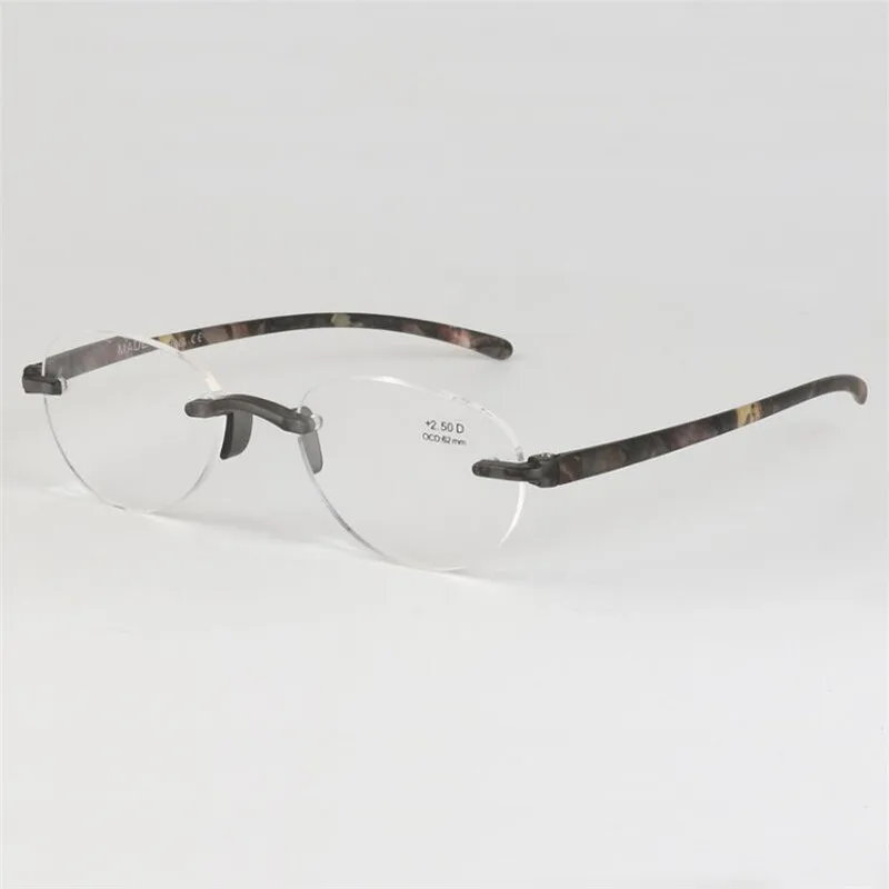 Очки для чтения без оправы TR90 мужчин и женщин модные простые гибкие аксессуары