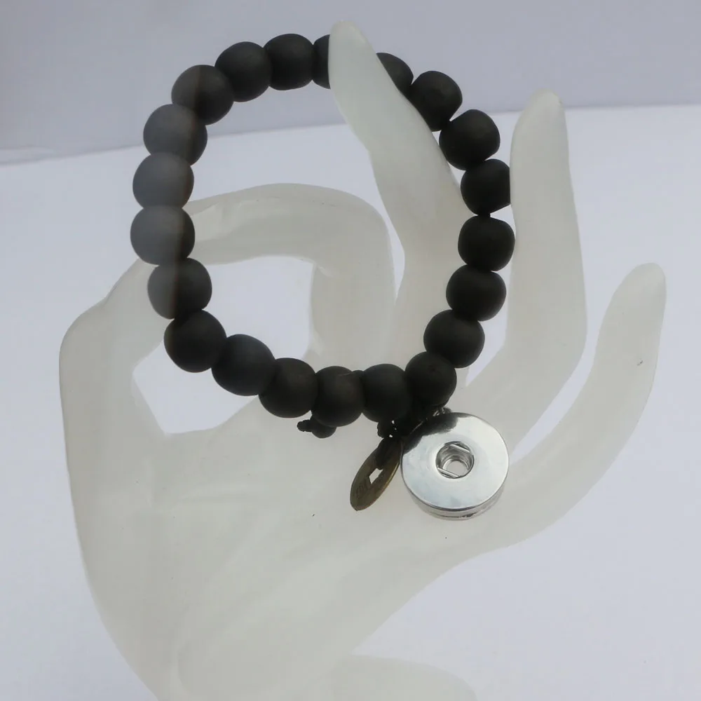 1 шт. буддийский молитвенный браслет унисекс с черными деревянными бусинами 18