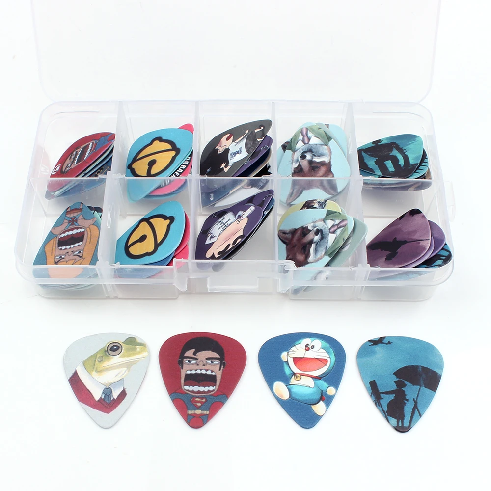 SOACH 50 шт. коробка для выбора гитар аксессуары гитары инструмент прослушивания