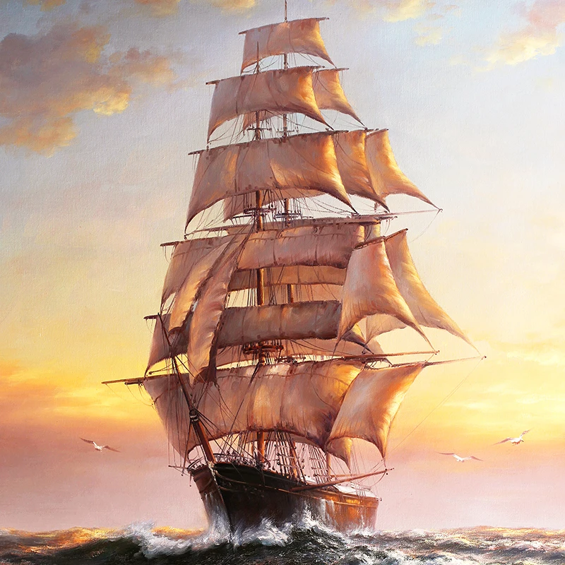 Настенная бумага для Парусников на заказ стен абстрактное искусство домашний