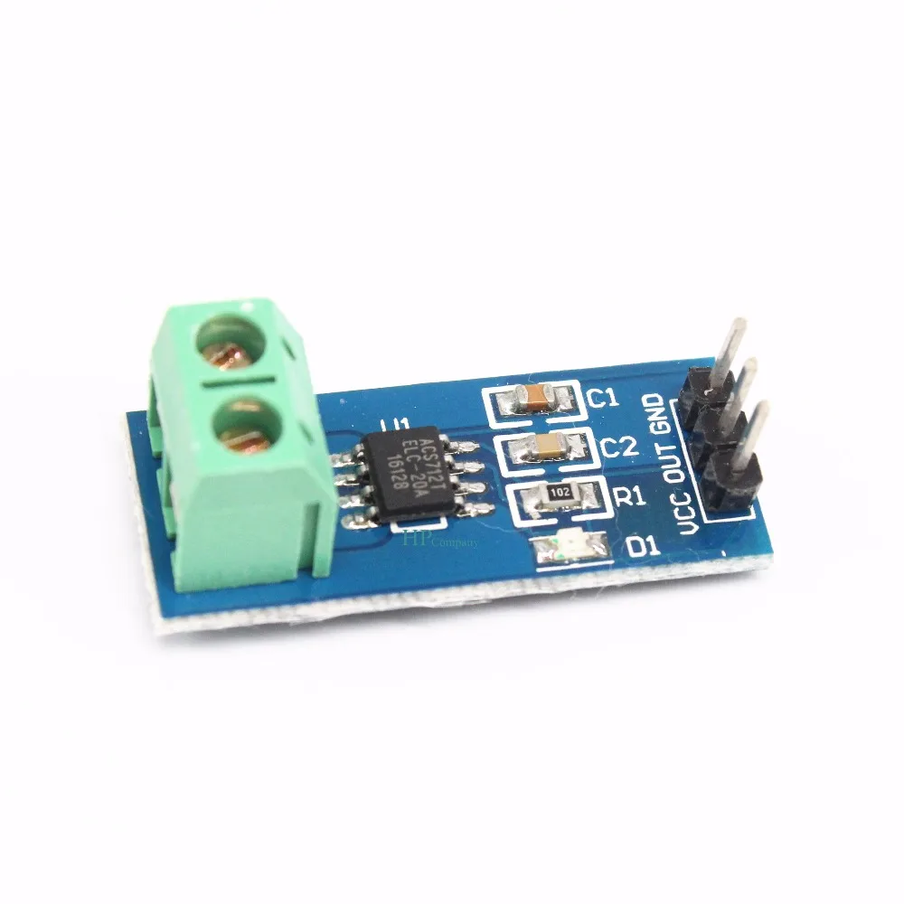 10 шт. модуль датчика тока ACS712 20A для Arduino | Электронные компоненты и принадлежности