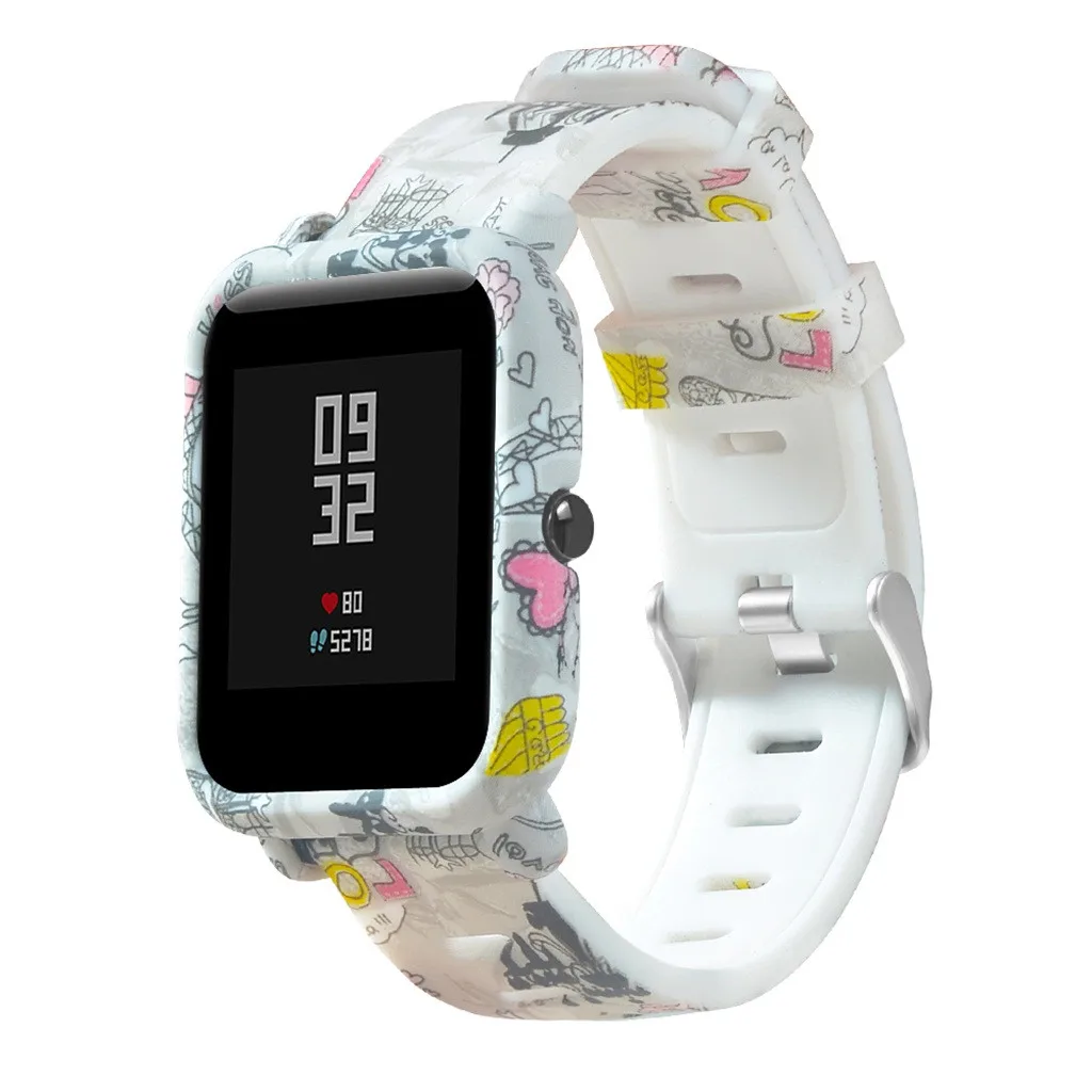 Новинка, силиконовый ремешок для наручных часов Xiaomi Huami Amazfit Bip Youth/LITE, сменный ремешок для наручных часов, смарт-браслет