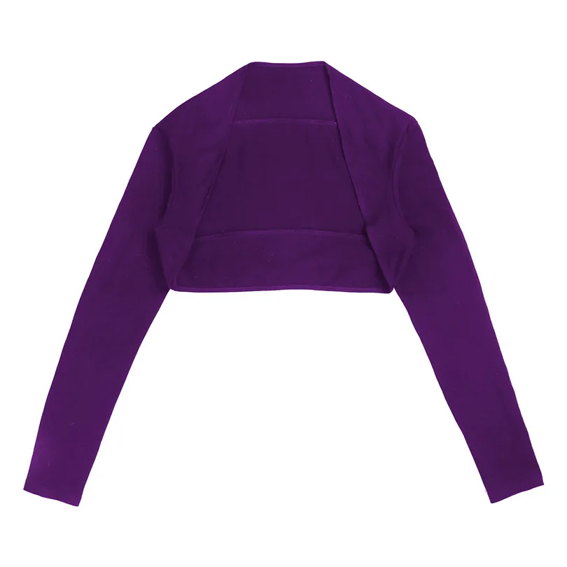 Womens Long Sleeve Soft Cotton Bolero Shrug Cardigan Open Front Stretch Sweater Crop Tops Casual Loose Fit |
