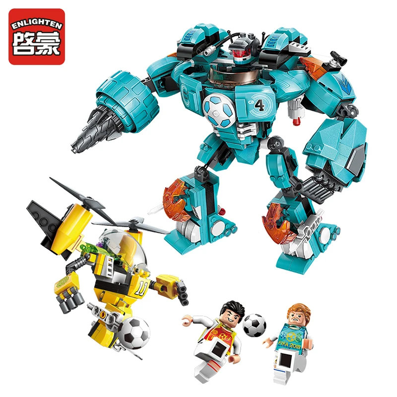 Оригинальные строительные блоки 525 шт. футбольные игрушки Обучающие и обучающие