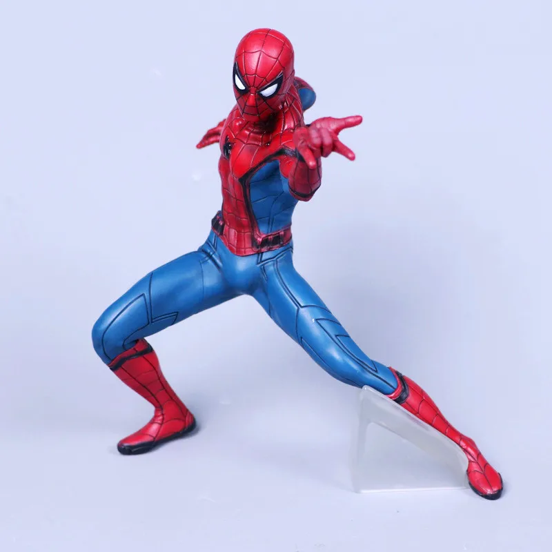 28 см Мстители Человек паук Homecoming Heroes аниме фигурка куклы экшн модель стоящая Ver с