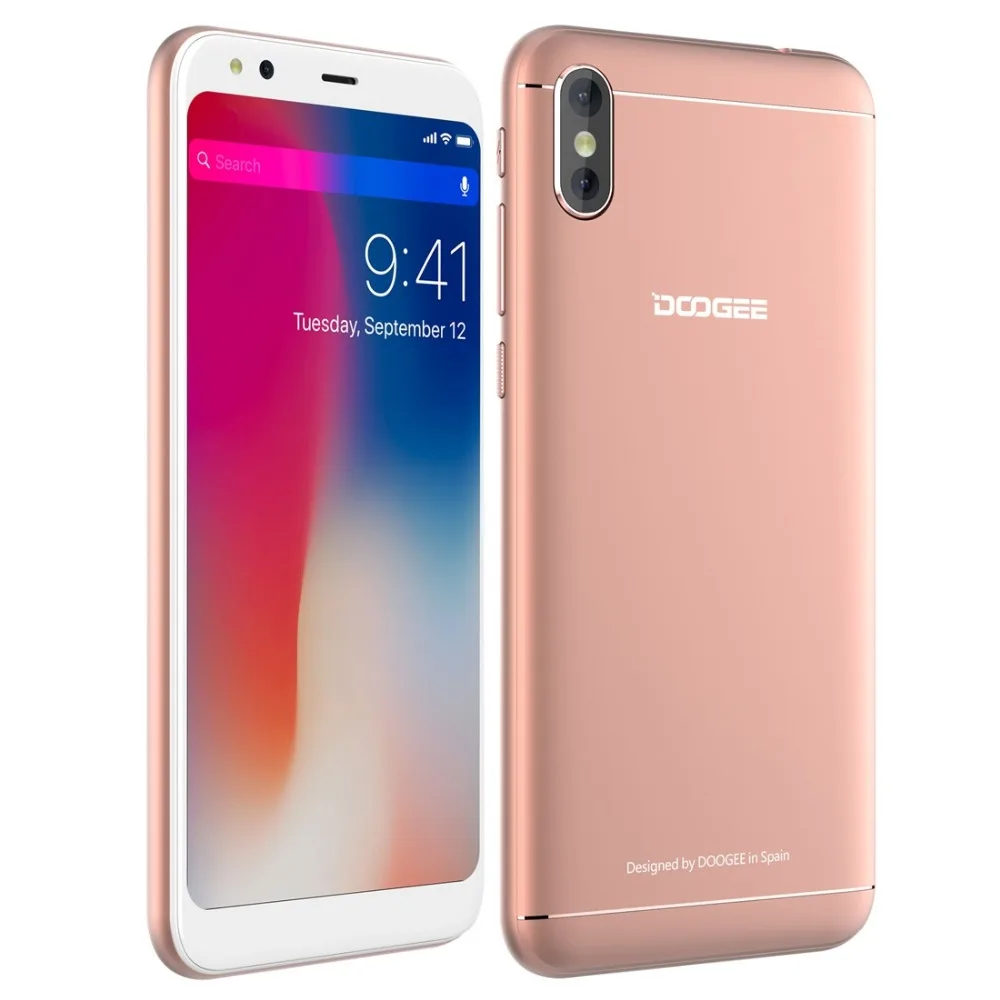 DOOGEE X53 1 Гб оперативной памяти 16 встроенной 5 3 &quotсмартфон Android 7 0 MT6580M 4 ядра + Мп