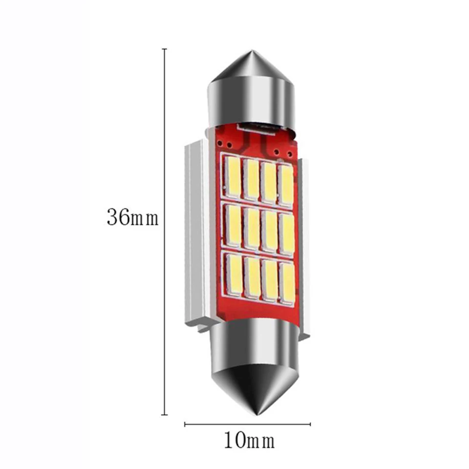 1х 4020 SMD СВЕТОДИОДНЫЙ C5W C10W автомобильный светильник для чтения автомобильный фестонный интерьерный купольный светильник лампа 31 мм 36 мм 39 мм 41 мм 6000k белый автомобильный Стайлинг