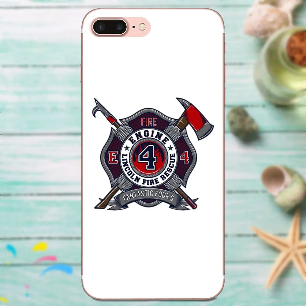 Пожарный отдел Fd Fire Logo TPU Live Love Phone для Apple iPhone 4 4S 5 5C 5S SE 6 6S 7 8 Plus X XS Max