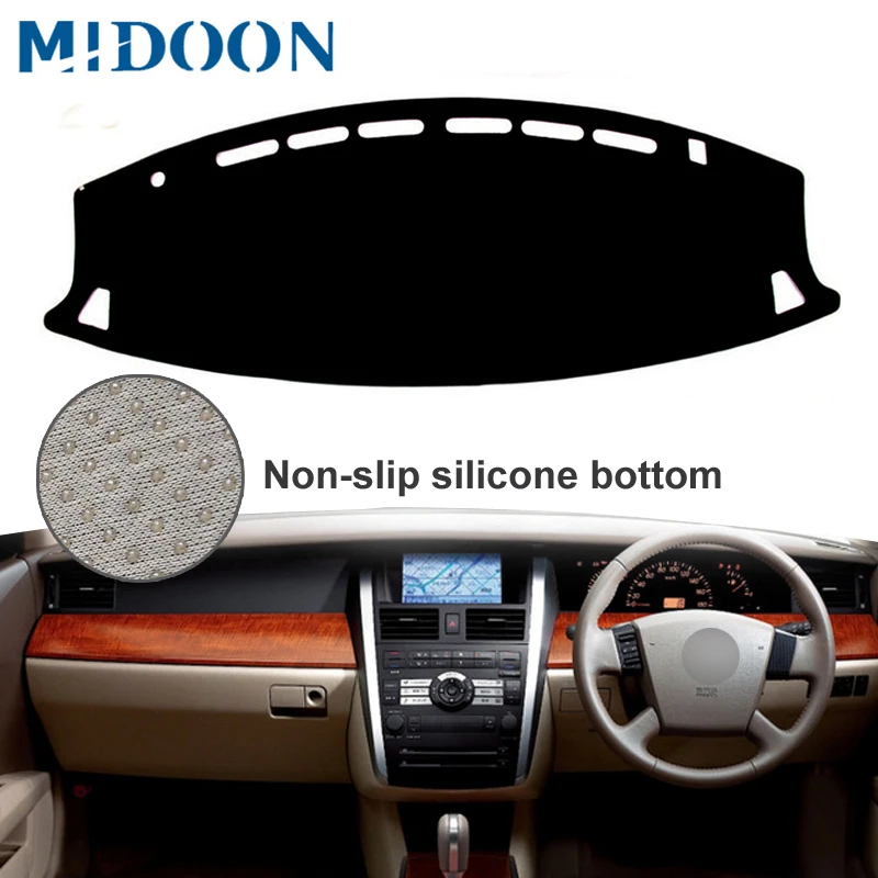 MIDOON для Nissan Teana J31 2003-2008 автомобильный Стайлинг Чехлы для приборной панели коврик для приборной панели Защита от Солнца Крышка для приборной панели RHD