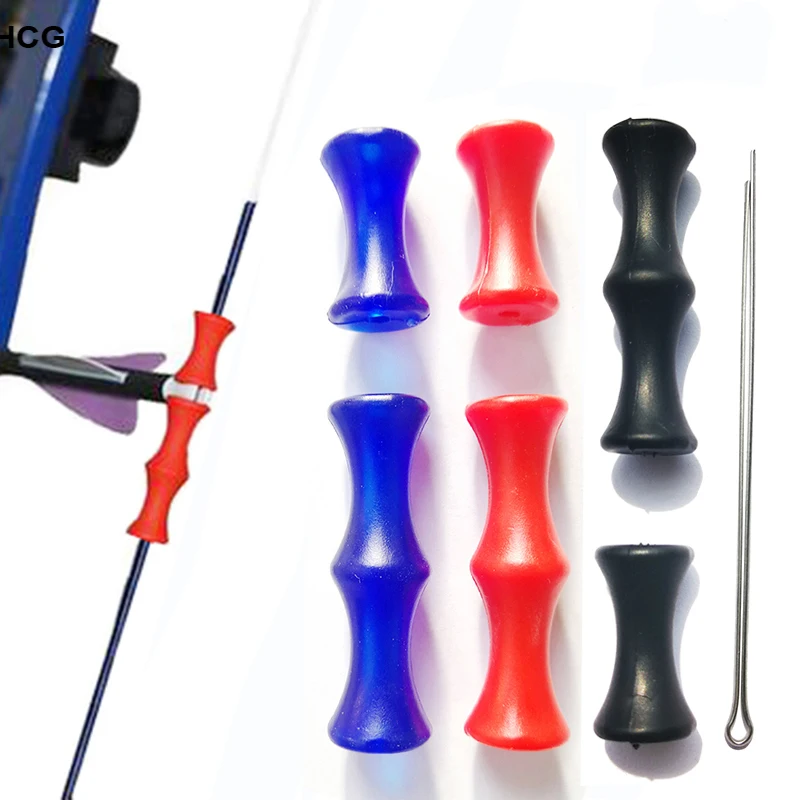 

1pc Archery Finger Guard Bowstring Saver Silicon Bow String Hand Protector Soft Release Finger Tab for Recurve Bow Tradition Bow