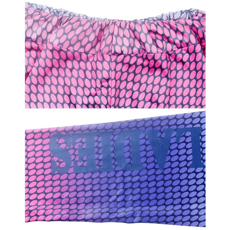 Сексуальные печатных Для женщин Фитнес Кальсоны йоги быстросохнущая Tight