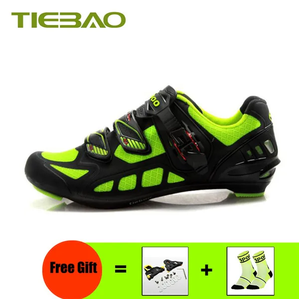 Cleats for 1502 G Tiebao sapatilha ciclismo, мужская и женская обувь с дышащей сеткой, обувь для езды на велосипеде, SPD-SL, кроссовки суперзвезды, дорожные, sapato ciclismo - Цвет: Cleats for 1502 G