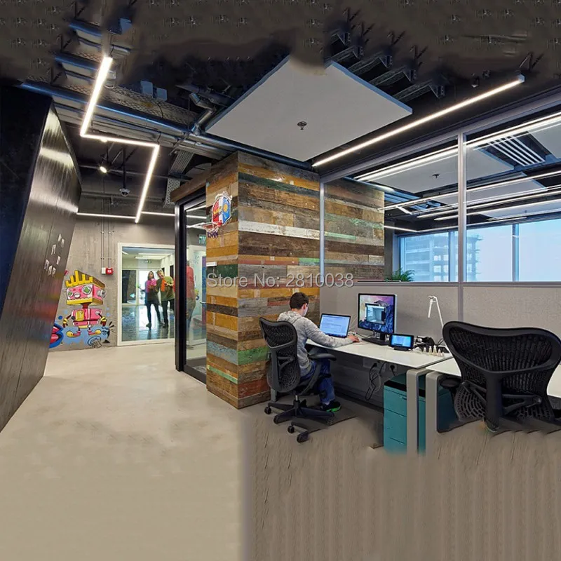 10X1 м комплектов/партия домашний дизайн алюминиевый профиль светодиодная лента и