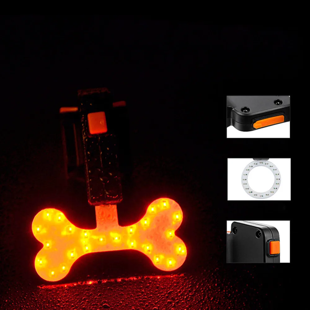 C Креативный Прохладный велосипедный 24 светодиода USB Перезаряжаемый велосипед велосипедный хвост, предупреждение задний свет безопасности 5 режимов сердце круг костной формы - Цвет: C