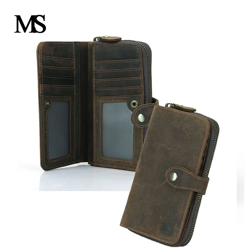 Кошелек мужской из натуральной кожи с отделением для карт|brand leather wallet|designer