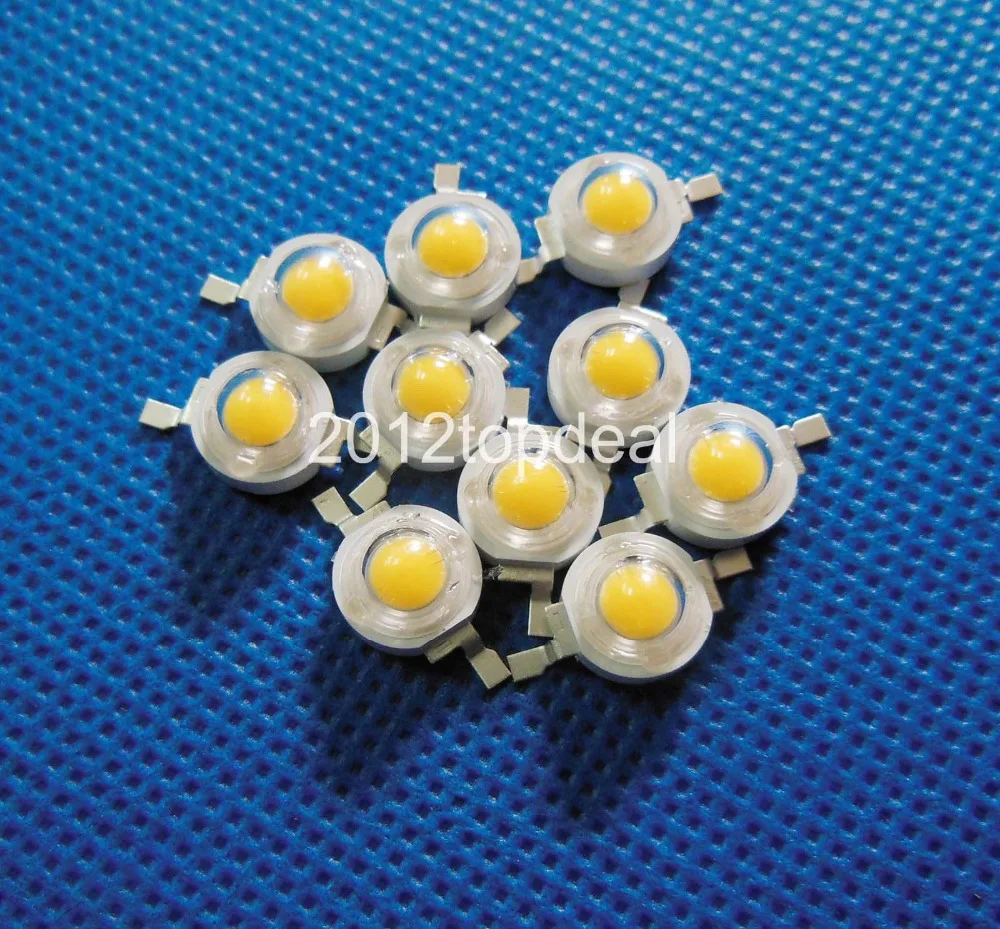 Светодиодный чип высокой мощности Холодный/теплый белый 1 Вт 3 3000k 4000k 6000k 10000k 20000k