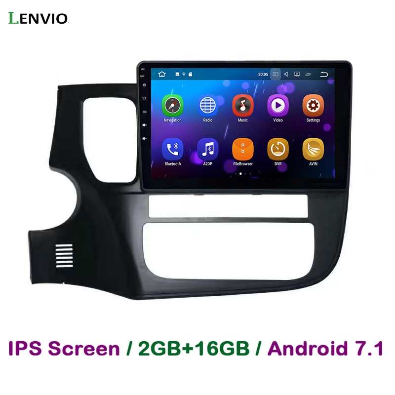 Автомобильный DVD плеер Lenvio 10 2 дюйма IPS Гб ОЗУ Android 7 1 для Mitsubishi Outlander 2013 2014 2015 2016