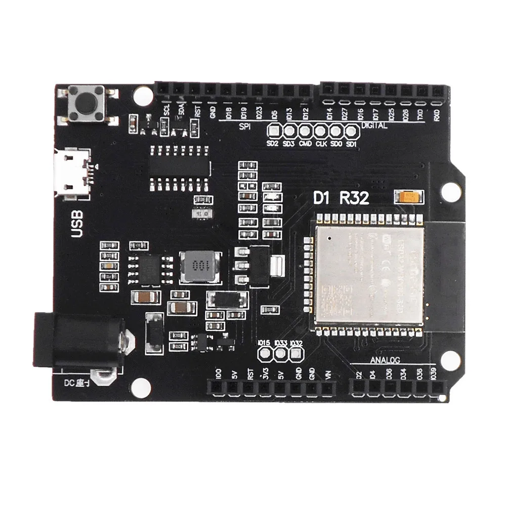 Wi-Fi Bluetooth esp32 модуль флэш-памяти объемом 4 МБ для UNOD1 R32 с ESP-WROOM-32D CH340G Совет по