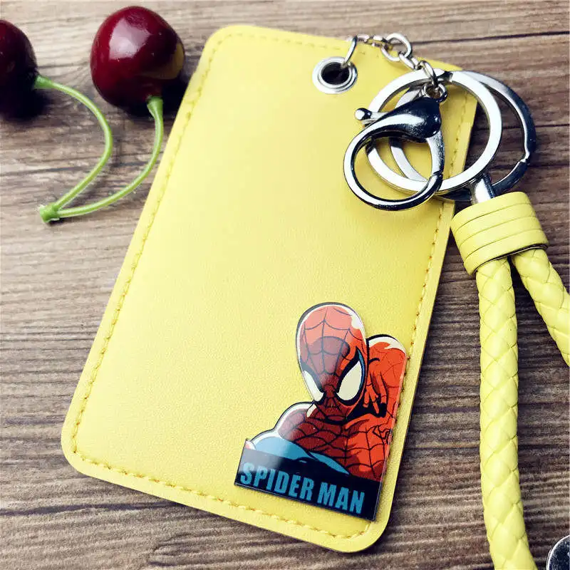 Disney hero креативный персональный мужской студенческий банк карты метро бейдж талреп карточка для кампуса набор мягкий автобус еды карты ID держатель - Цвет: 8