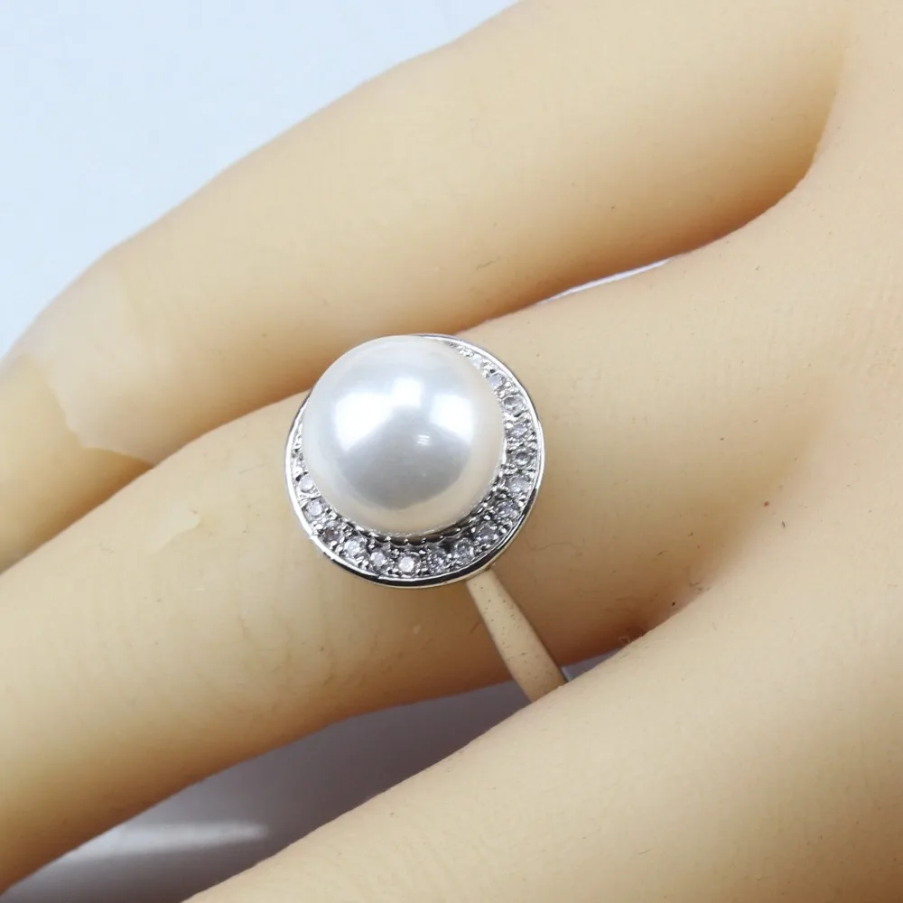 Комплект из колье и серёг с натуральным жемчугом|Ювелирные наборы для невесты| |