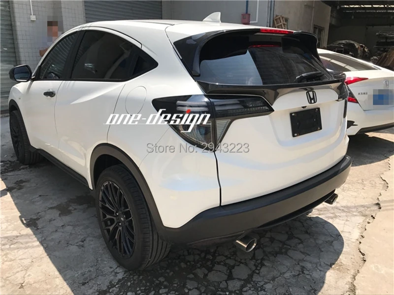 Авто ABS Пластик Неокрашенный задний багажник на крыше крыло загрузки спойлер для Honda VEZEL вариабельности сердечного ритма HR-V