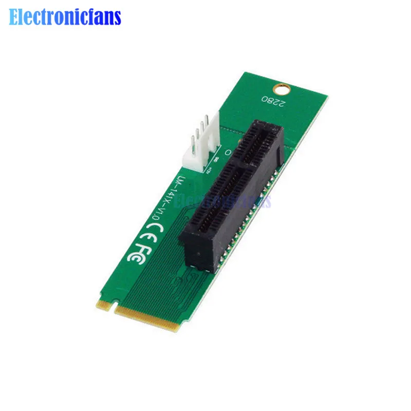 PCI Express E 4X Female к NGFF M.2 M Key Male адаптер преобразователь с кабелем питания Micro SATA Socket|pci-e