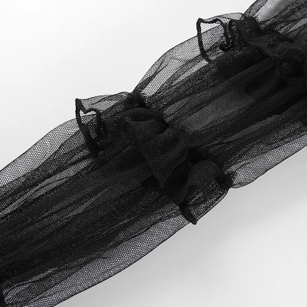Женский летний топ с открытыми плечами,, Boob, короткий топ, Bralet, сетчатая Женская одежда, летняя футболка, Cami top 45# G6