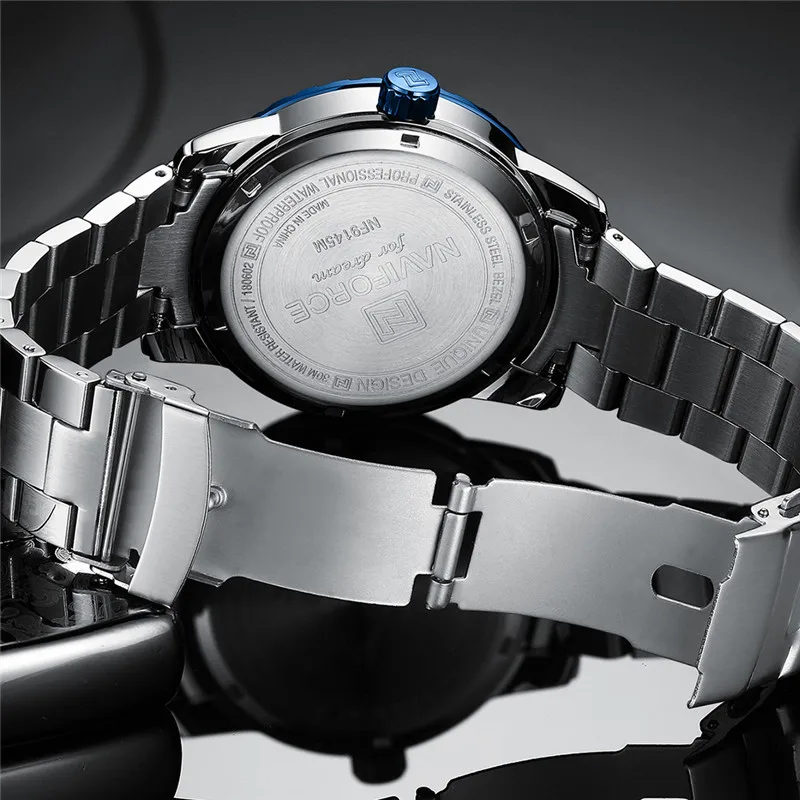 Relogio Masculino NAVIFORCE мужские часы Топ бренд класса люкс спортивные водонепроницаемые