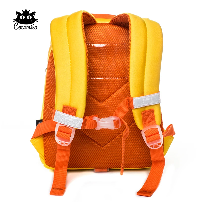 Cocomilo Little Kids School Bag Waterproof Cat Model Neoprene Children School Backpack Girls Lovely 3D Cute Cat  for 2-5 Years