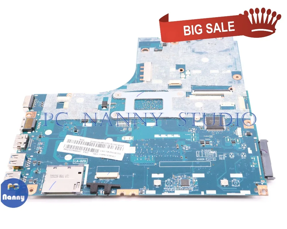 PCNANNY ZAWBB LA B291P 5B20G36755 для lenovo Ideapad N50 45 B50 материнская плата ноутбука