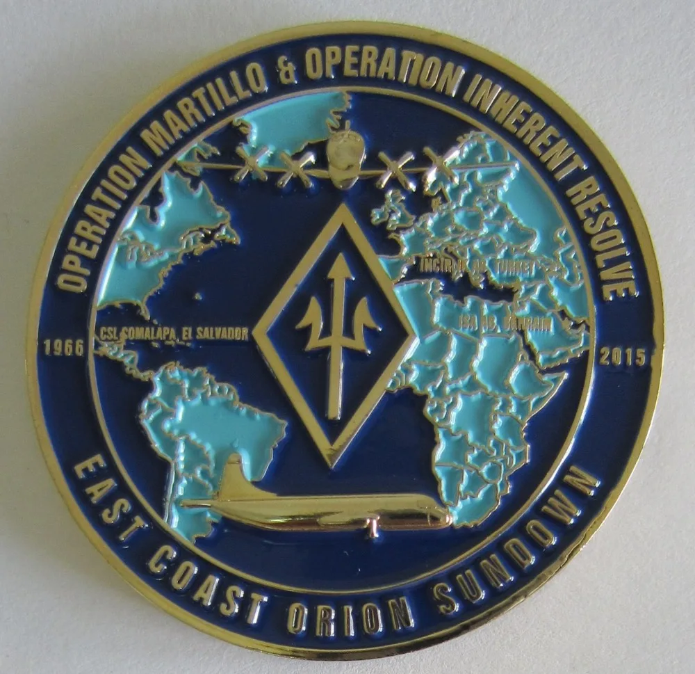 Latest Design Gold Plated Map Coin Cheap Military | Дом и сад