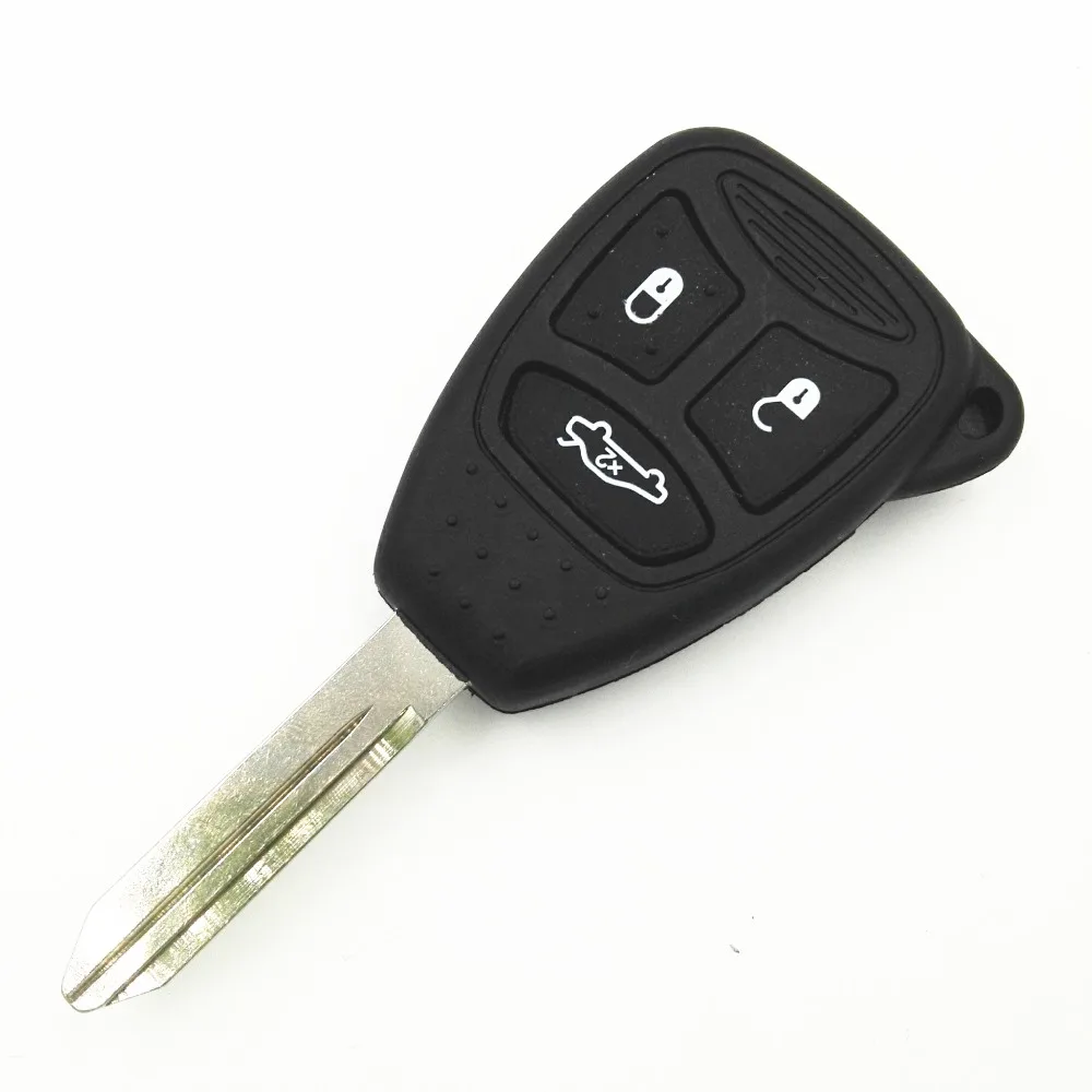 3 Большие кнопки автомобильный пустой ключ для Chrysler 300 Jeep Compass Wrangler Патриот Замена