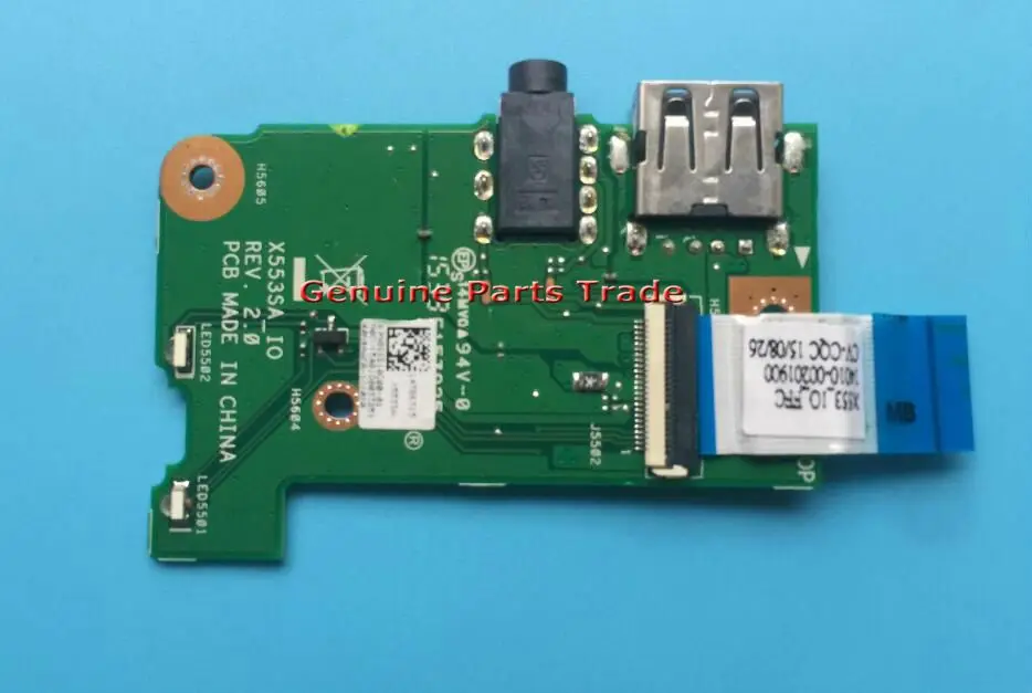 Оригинальная плата аудиоразъема USB с кабелем для ASUS X553 X553MA X453M X403M X503M F553M|audio usb|usb