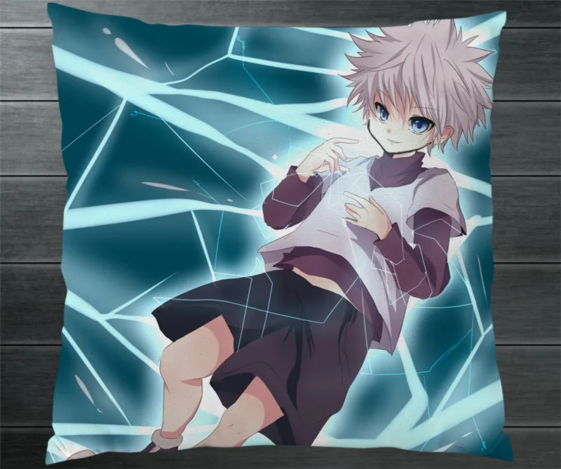 Двухсторонняя наволочка в стиле аниме HUNTER X Killua Zoldyck манга мультяшная подарок для