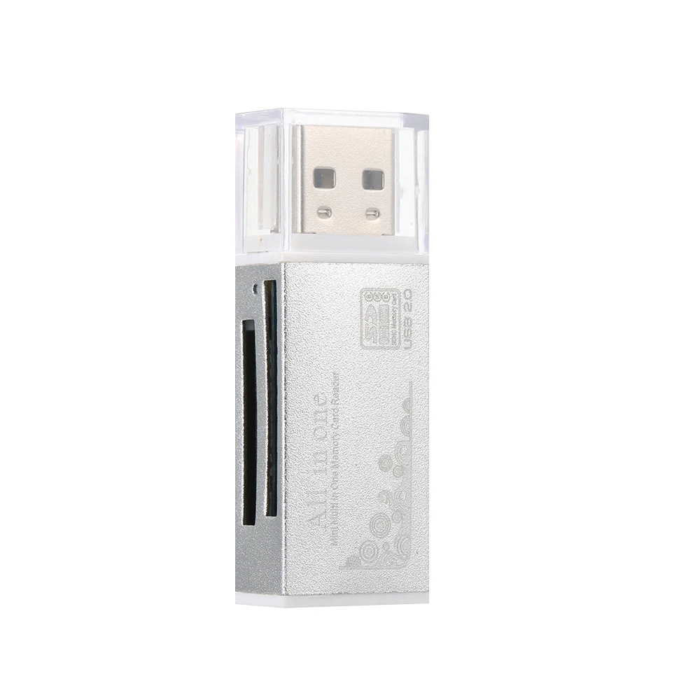 Кардридер Все в одном кардридер USB 2 0 мини портативный для SD/TF/MS micro(M2) компьютерные