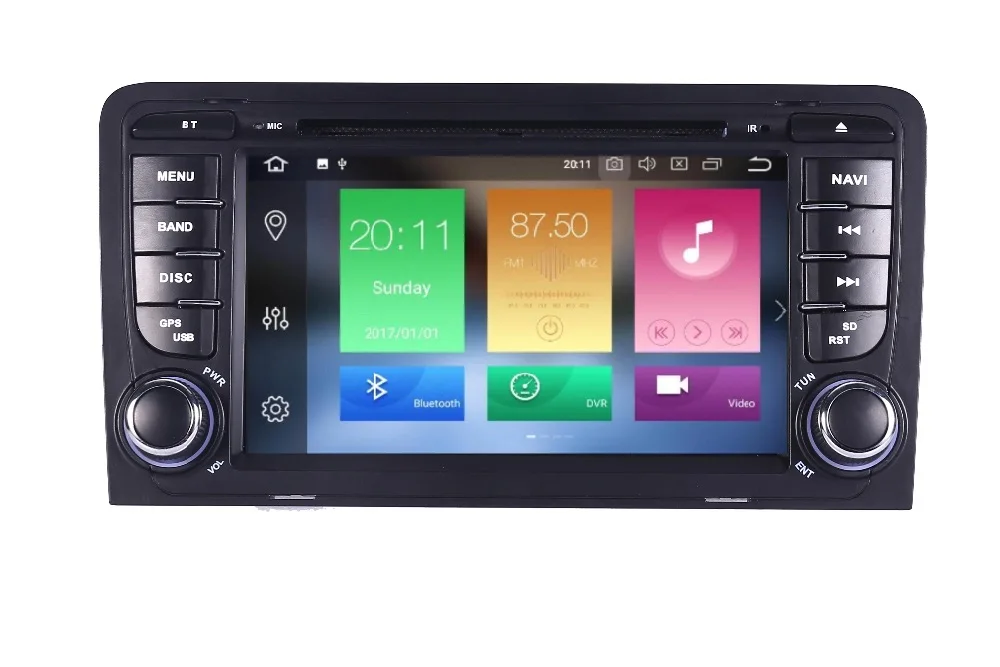 Автомагнитола 4 Гб + 64 ГБ 8 ядер Android 10 мультимедийный плеер для Audi A3 S3 dvd Wi Fi 3G радио