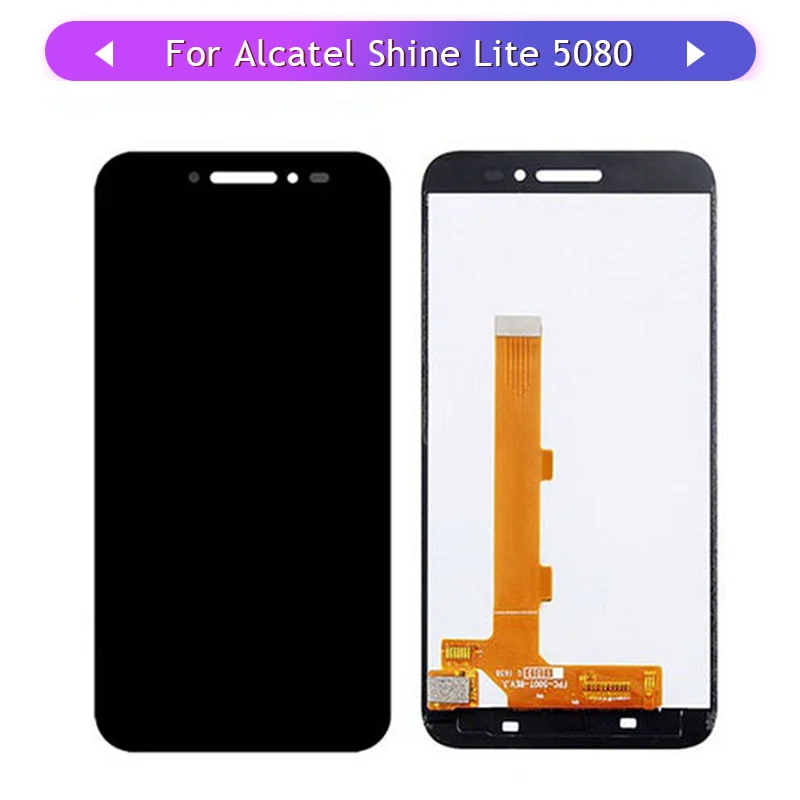 ЖК дисплей для Alcatel Shine Lite 5080 5080X 5080U OT5080 сенсорный экран в сборе стеклянная панель