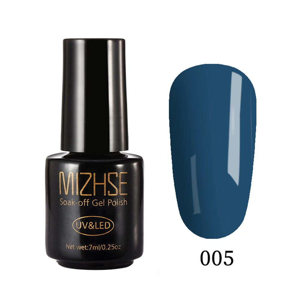 005 MIZHSE 7 мл УФ-гель для ногтей УФ Led Сияющий Красочный замачиваемый лак для ногтей праймер для ногтей геллак скульптурный УФ-гель УФ-Смола Искусство - Цвет: 005