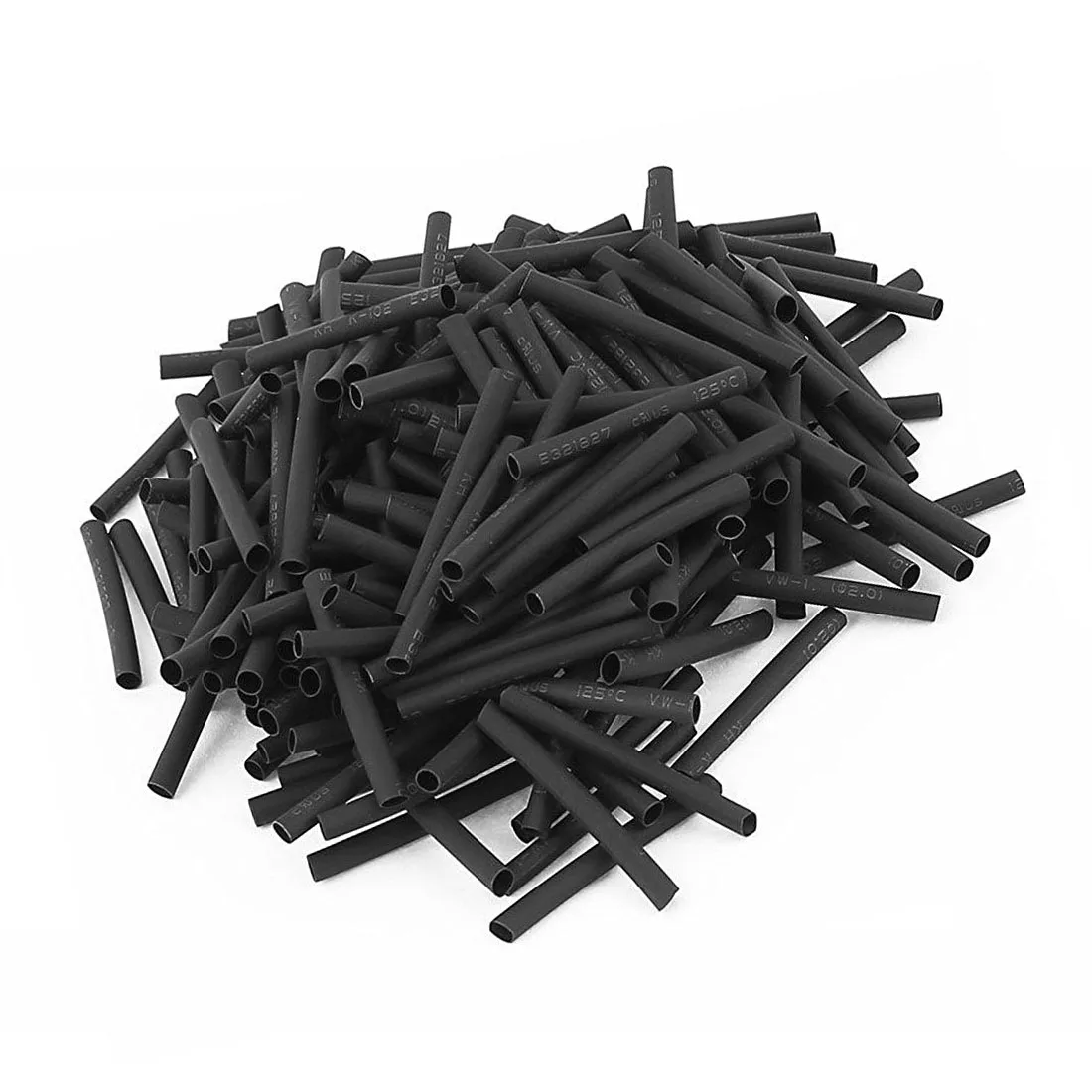Wire Wrap Sleeve 2mm Dia 30mm Long Heat Shrink Tubing 280pcs Black | Обустройство дома