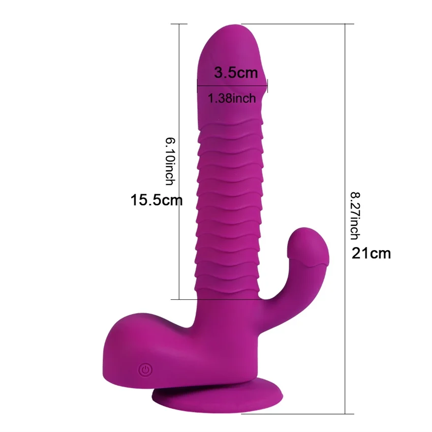 MLSice G spot вибратор в виде фаллоимитатора для Для женщин клиторальный и анальная