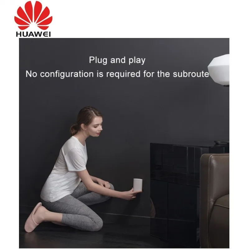 Huawei Q2 2,4 ГГц 300 Мбит/с+ 5 ГГц 867 Мбит/с двухдиапазонный высокоскоростной беспроводной маршрутизатор(белый