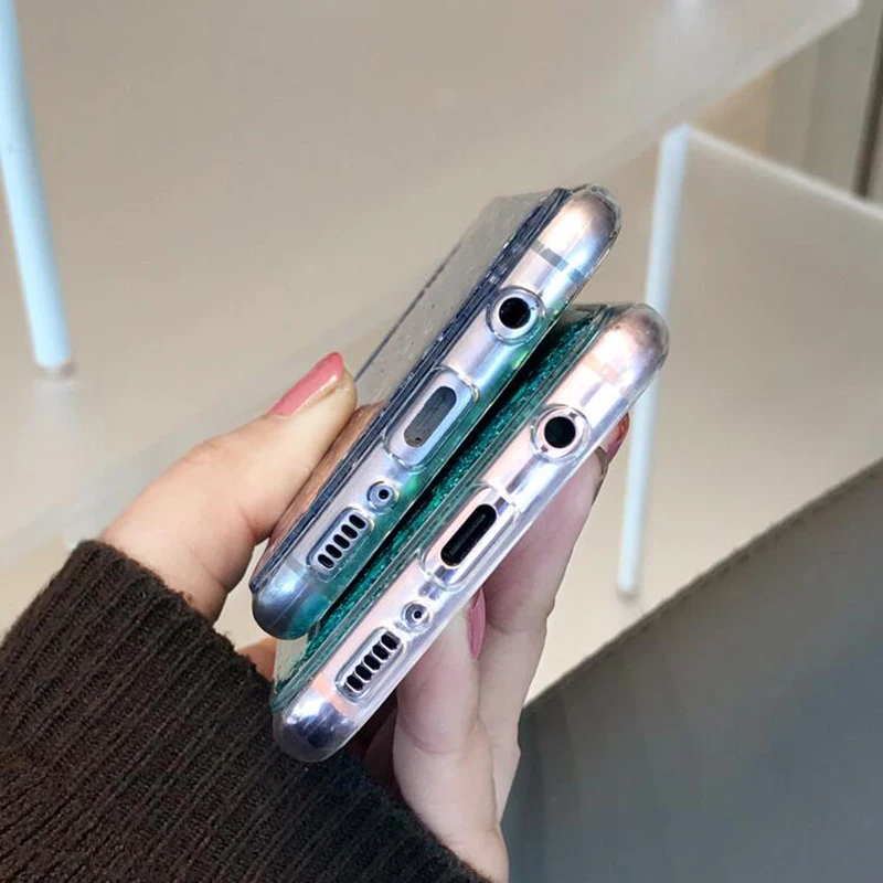 Модный Цветной чехол для телефона с лазерными блестками S11 Plus Samsung Galaxy S8 S9 S10 Note 10 8 9