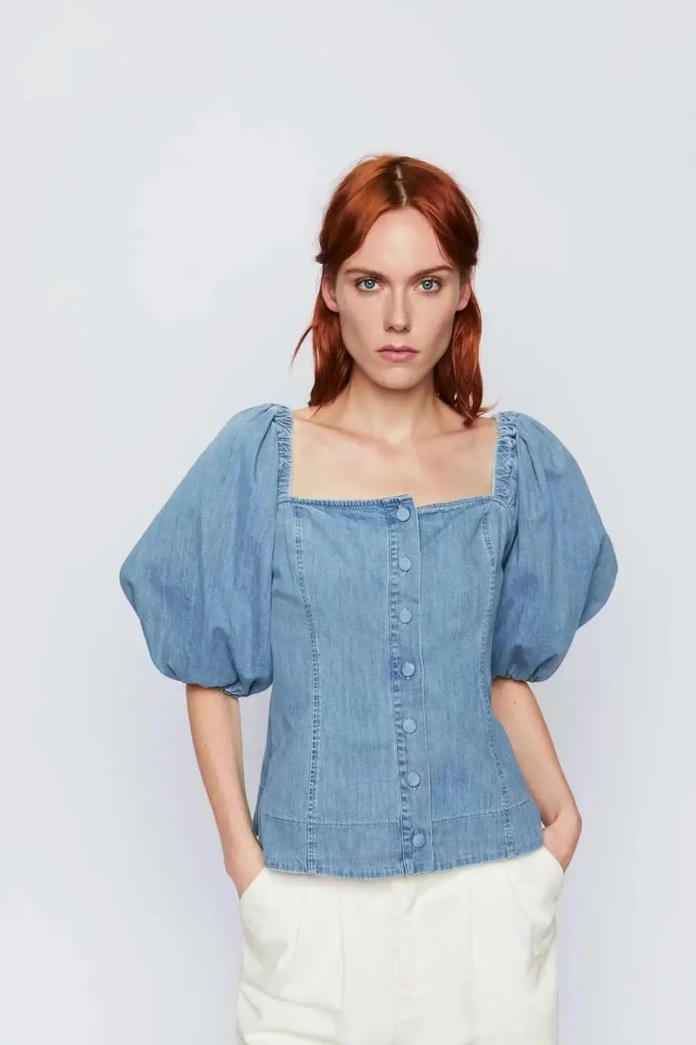Northflow 2019 blusas блузка mujer de moda кимоно потертые джинсовые однотонные Блузы с
