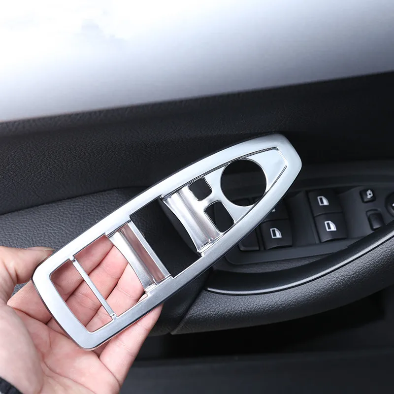ABS 4pcs Car Window Glass Lifting Buttons Frame For BMW X1 F48 2016-18 X2 2018 Auto Door Armrest Panel Decoration Decals | Автомобили и