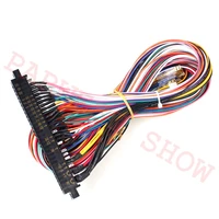 28pin jamma harness with 5 6 action button wires arcade game jamma buttons wires for sanwa joystick arcade game machine cabinet