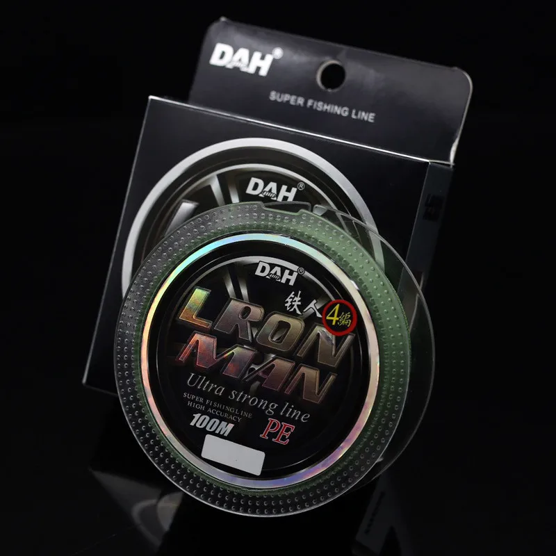 Суперпрочная мультифиламентная плетеная полиэтиленовая оплетка 4 и 8 нитей